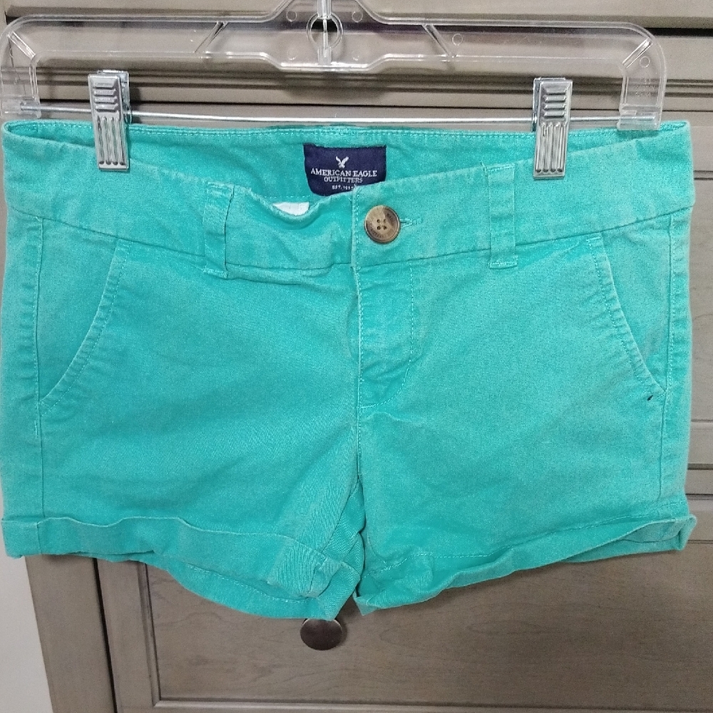 American Eagle Outfitters Women's Green Shorts